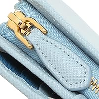 PRADA プラダ サフィアーノ マルチカラー 財布　ブルー系 Amazon | [Prada] [プラダ] 三つ折り財布 サフィアーノメタル